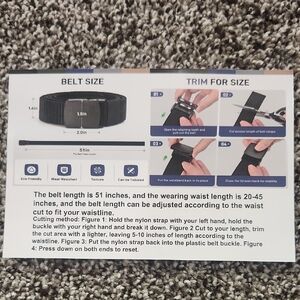 Green And Khaki Nylon Adjustable Belt